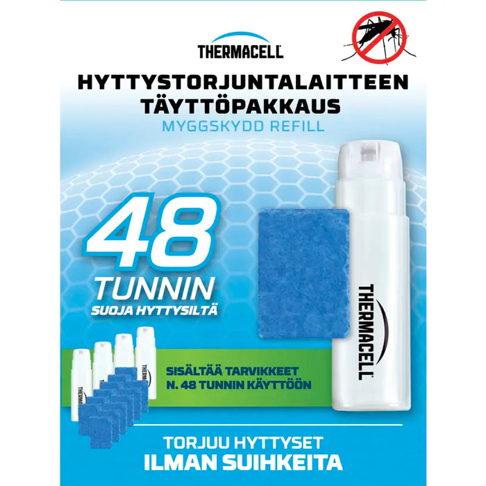 Thermacell- hyttystorjuntalaitteen täyttöpakk. 48h