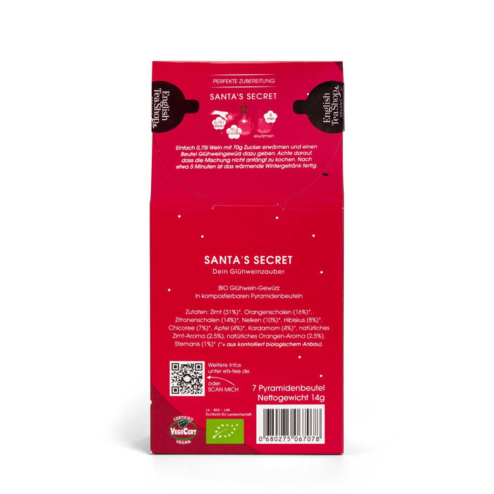 ETS - Glöggkrydda "Santas Secret", EKO, 7 pyramider
