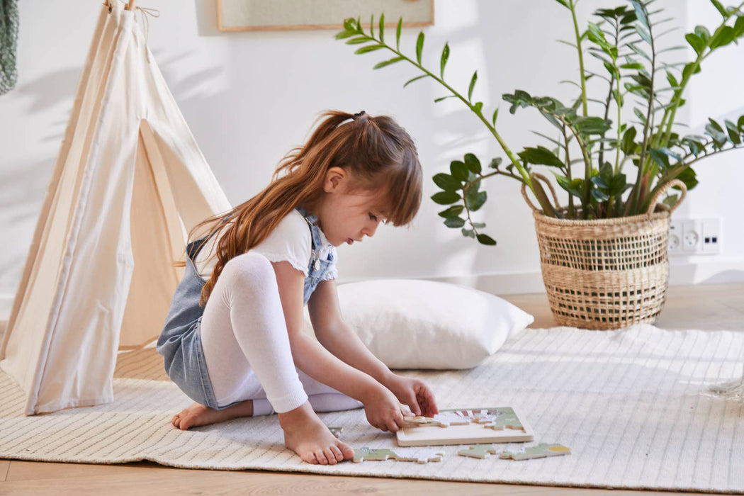 Mumin - Fyrkantigt Träpussel - Kramar