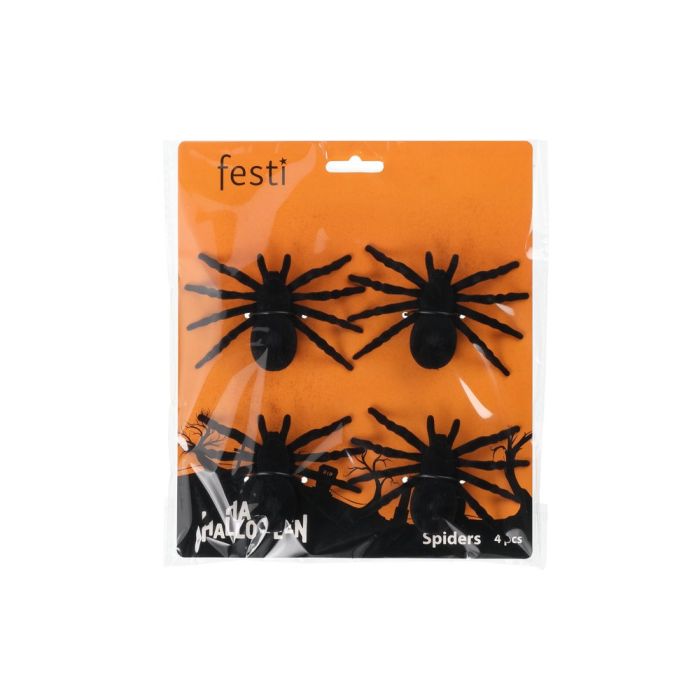 Festi Halloween hämähäkit 4 kpl