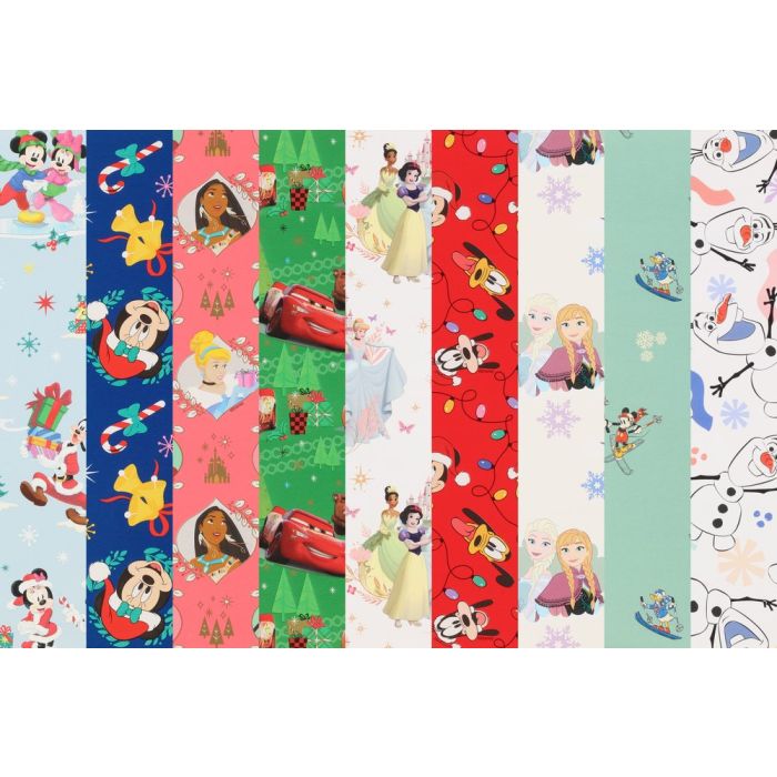 Joulupaperi Disney 70 cm x 2 m