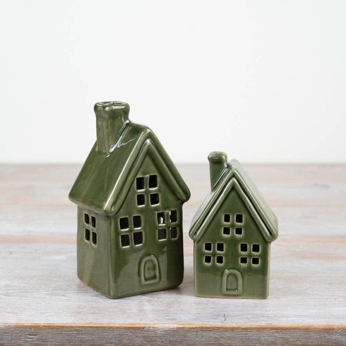 Grön LED-hus, 11,5 cm