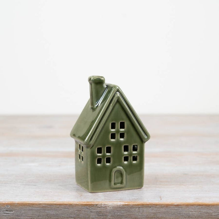 Grön LED-hus, 11,5 cm