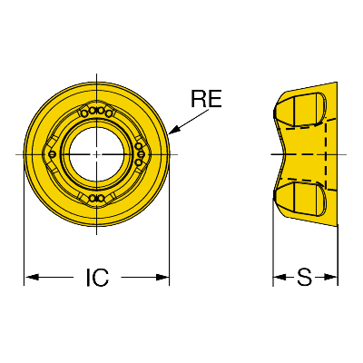 600-1252M-ML 1130 CoroMill® 600 -jyrsinterä - Primica Tools