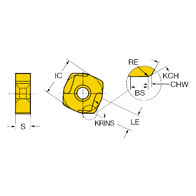 N365-1505ZNE-KW4 1020 CoroMill® 365 -jyrsinterä - Primica Tools