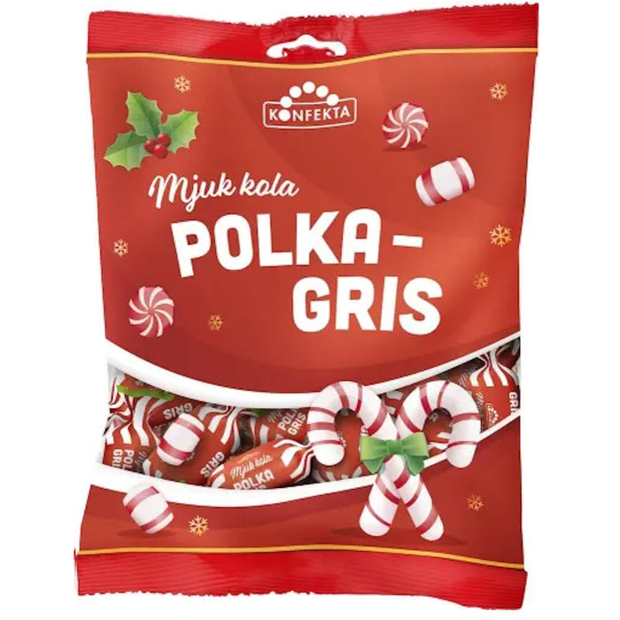 Konfekta Mjuk kola polkagris