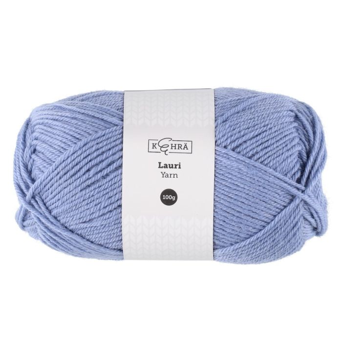 Kehrä Neulelanka Lauri taivaansininen 100 g