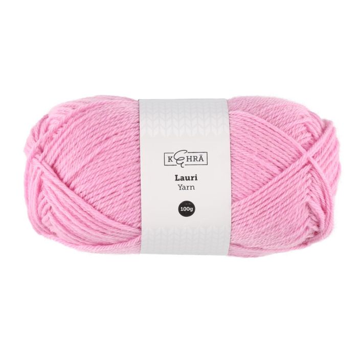 Kehrä Neulelanka Lauri vaaleanpunainen 100 g
