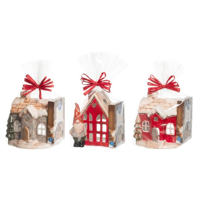 Lahjapakkaus Talolyhty Joulumökki ja kynttilät