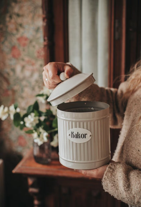 Plåtburk Hugo Kakor Beige