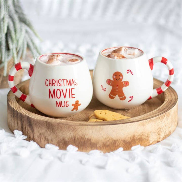 Julfilm Pepparkakor rundad mugg