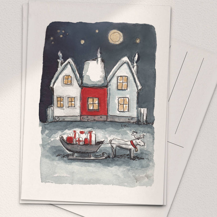 Släde under stjärnorna