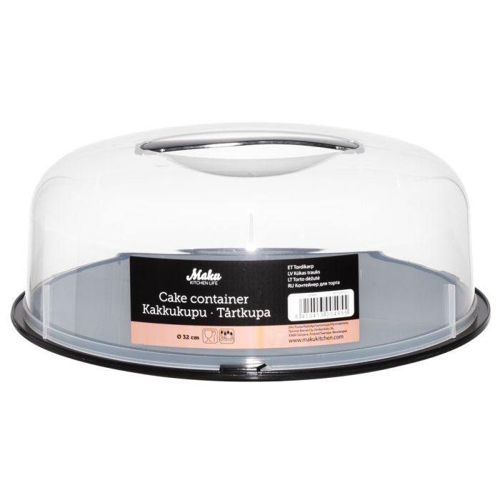 Maku Kitchen life Basic kakkukupu pyöreä musta 32 cm