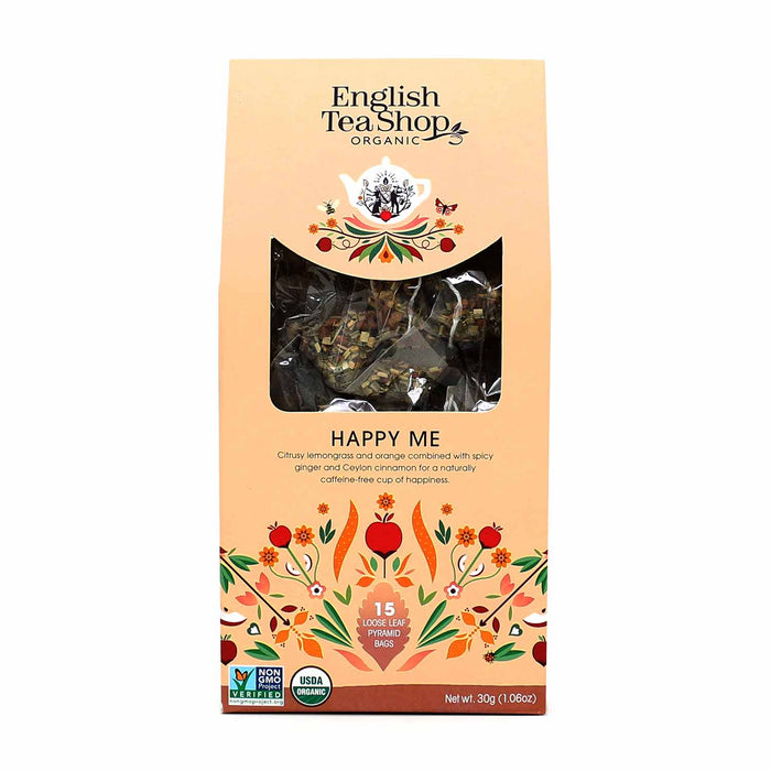 ETS - Happy Me, BIO, 15 pyramidpåsar i papperslåda