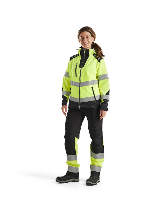 Blåkläder NAISTEN HIGHVIS SOFTSHELL-TAKKI