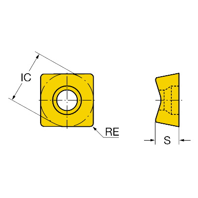 690-140610M-P-SL S40T CoroMill® 690 insert for milling - Primica Tools