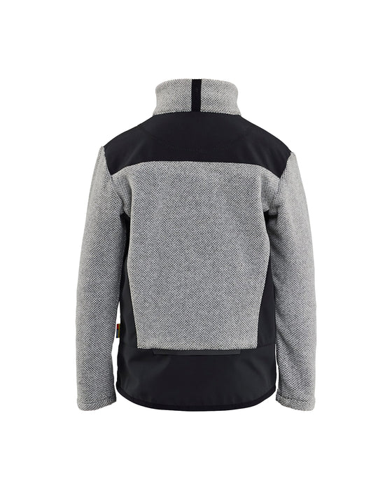 5207 Lasten neulottu fleecetakki