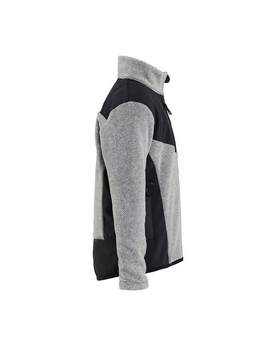 5207 Lasten neulottu fleecetakki