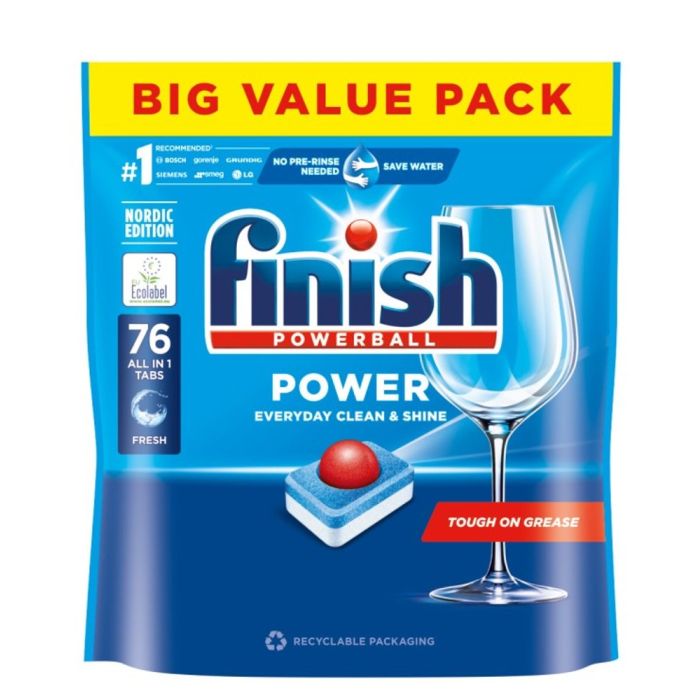 Finish Power konetiskitabletit 76 kpl all in one