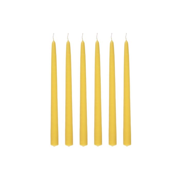 Antiikkikynttilä 6 kpl Keltainen