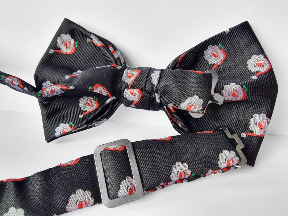 Bowtie ”Svart med jultomten”