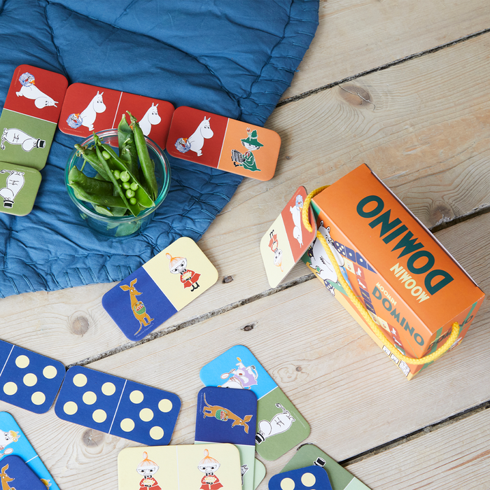 Mumin Klassisk Bilddomino Pussel för Barn