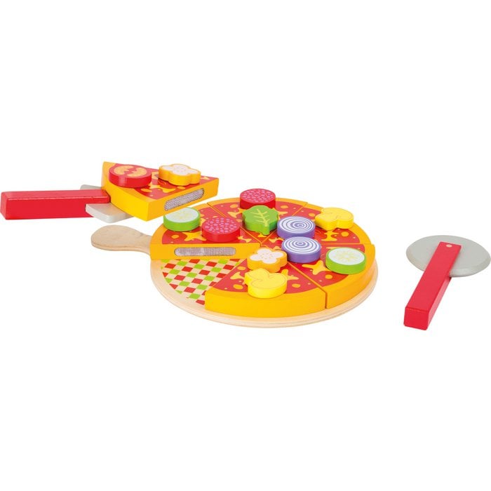 Cutting pizza set
