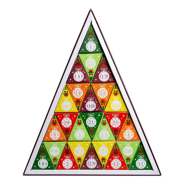 ETS - Te Adventskalender "Mosaik grön", EKO, 25 Pyramider