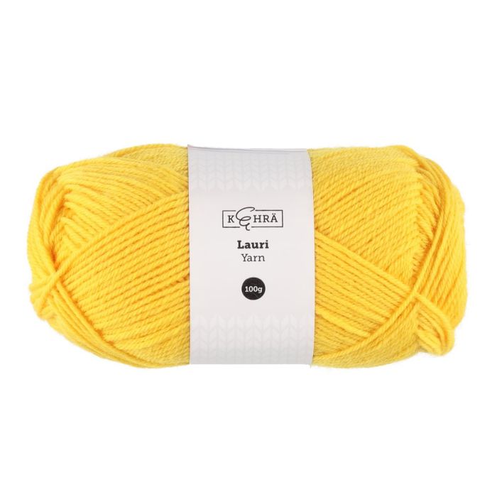 Kehrä Neulelanka Lauri keltainen 100 g