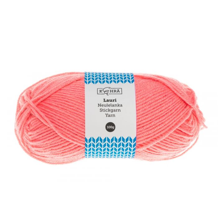 Kehrä Neulelanka Lauri korallinpunainen 100 g