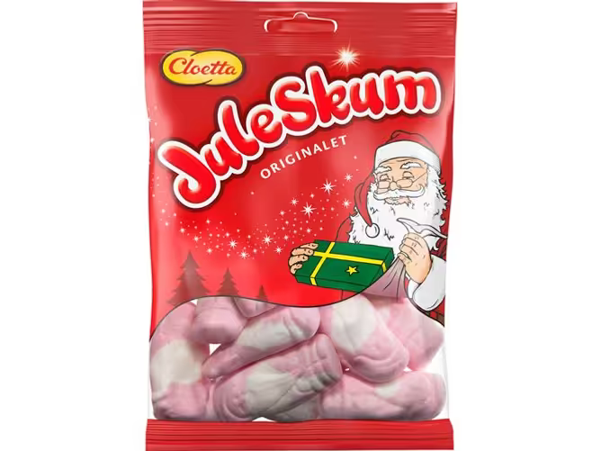Cloetta Juleskum Skumtomtar Vaahtotontut 100g