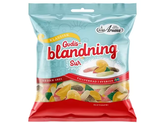 Aroma Godisblandning Sura 115g