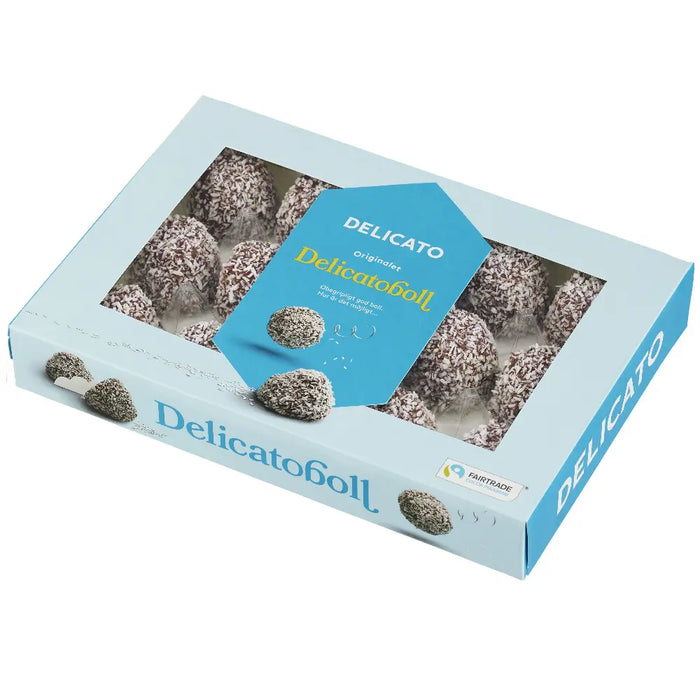 Delicato Original Kokospallot Vegaani Vegan 15kpl 600g