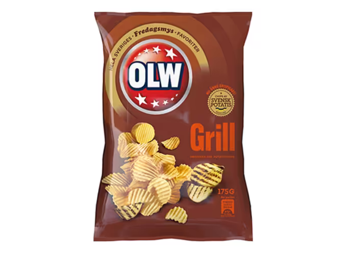 Olw Grill Perunalastu 175g