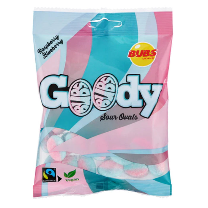 Bubs Goody Surt Skum Hallon & Blåbär 90g