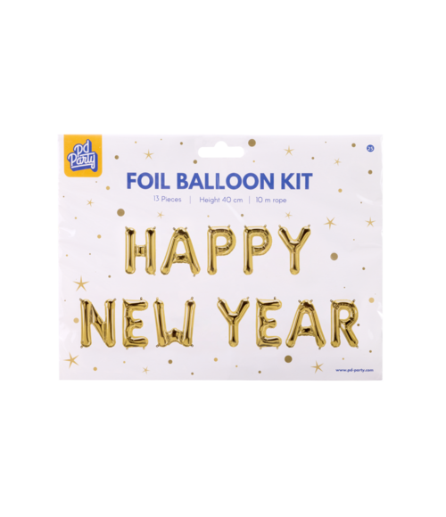 Folieballongsats - Gott nytt år