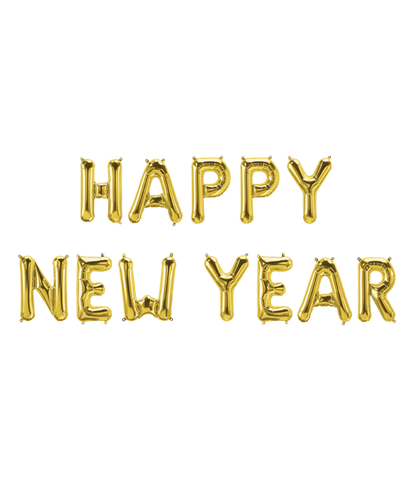 Folieballongsats - Gott nytt år