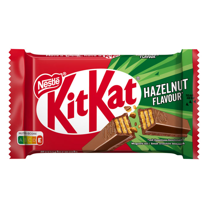 kitkat hazelnut flavour