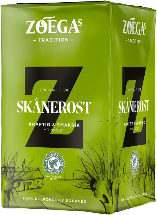 Zoégas 450g Skånerost tummapaahtoinen suodatinkahvi - Primica Tools