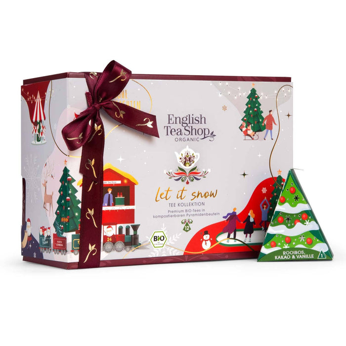 ETS - Tesgåva "Let it snow", EKO, 12 pyramidpåsar