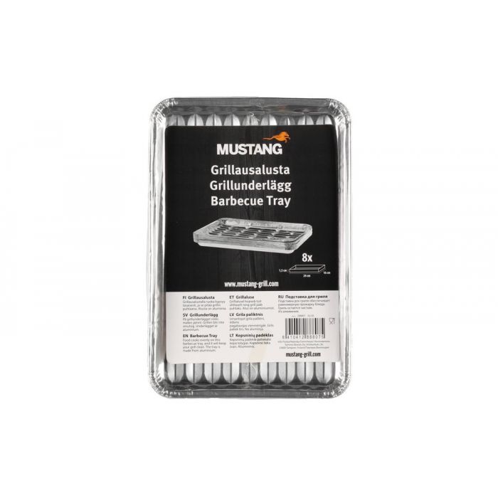 Mustang Grillausalusta Mini 8 kpl alumiini