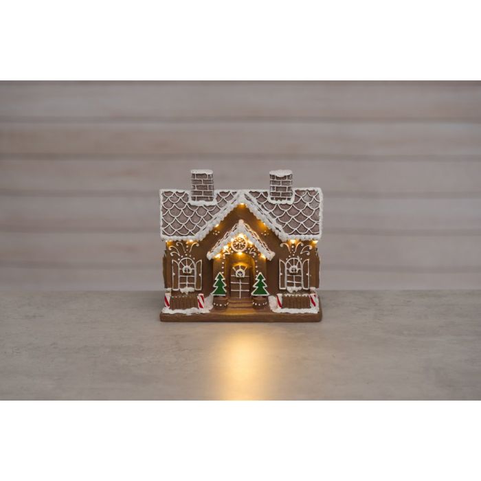 Finnlumor LED-valokoriste Piparkakkutalo 14 LED
