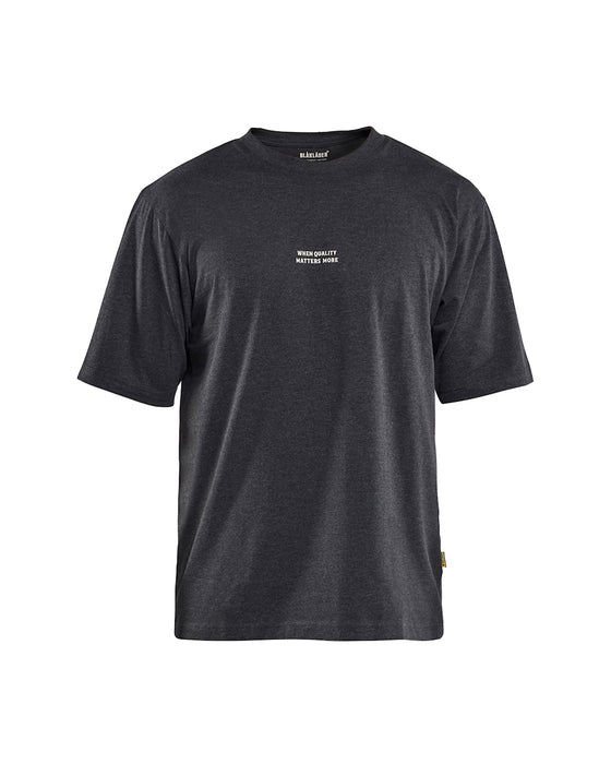 Blåkläder LOOSE FIT T-PAITA SNAKE MELEERATTU MUSTA