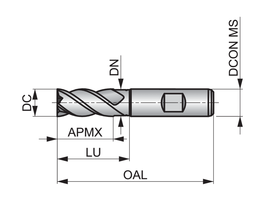 Jyrsintappi C299 3.00-25.00MM - Primica Tools