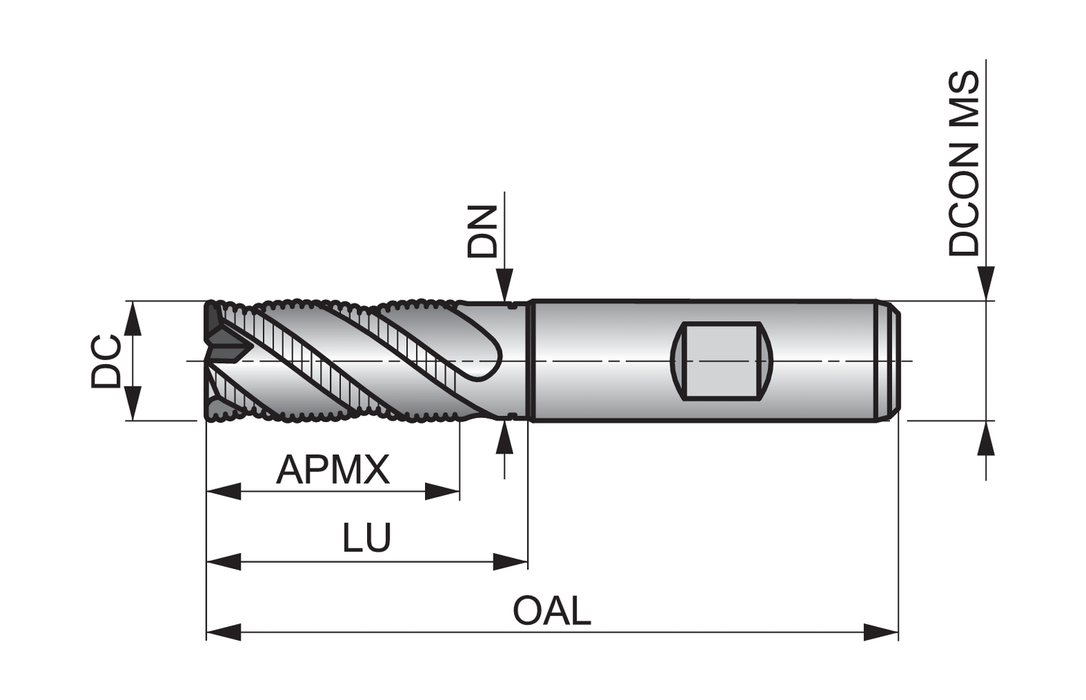 Rouhintajyrsintappi C407 6.00-32.00MM - Primica Tools