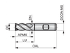 Jyrsintappi C907 3.00-32MM - Primica Tools