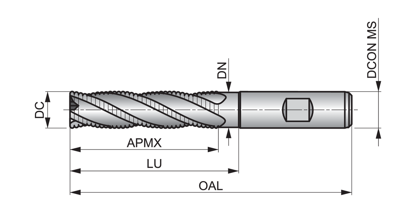 Rouhintajyrsintappi C948 6.00-32.00 - Primica Tools