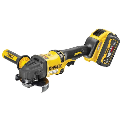 DCG418T2-QW 54V XR FLEXVOLT 125 mm -kulmahiomakone, 2 x 6 Ah - Primica Tools