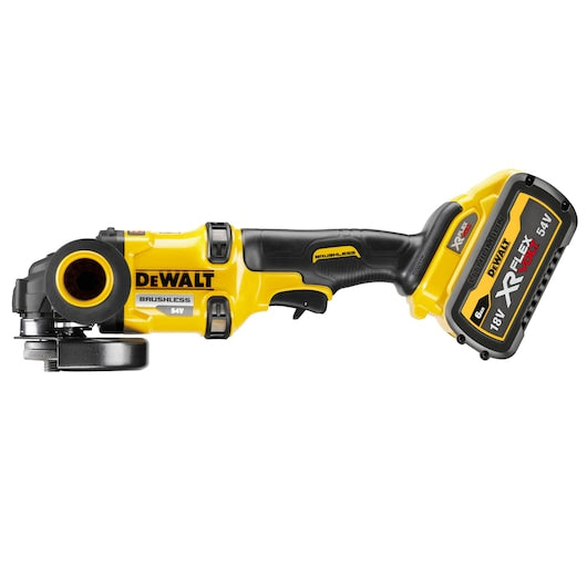 DCG418T2-QW 54V XR FLEXVOLT 125 mm -kulmahiomakone, 2 x 6 Ah - Primica Tools