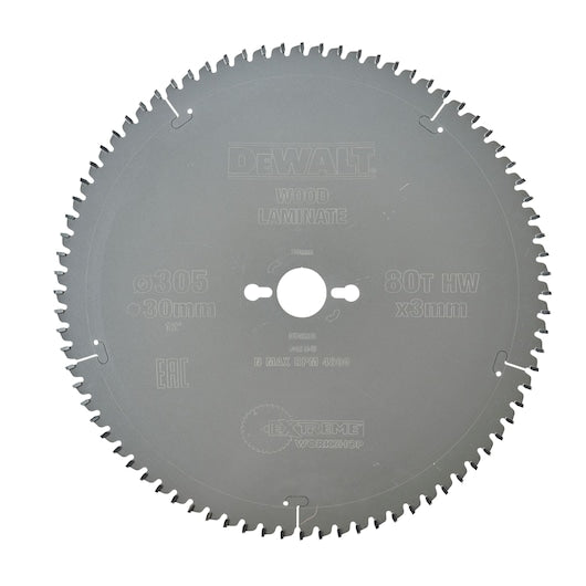 DT4288-QZ Extreme 305x30mm 80T - Primica Tools